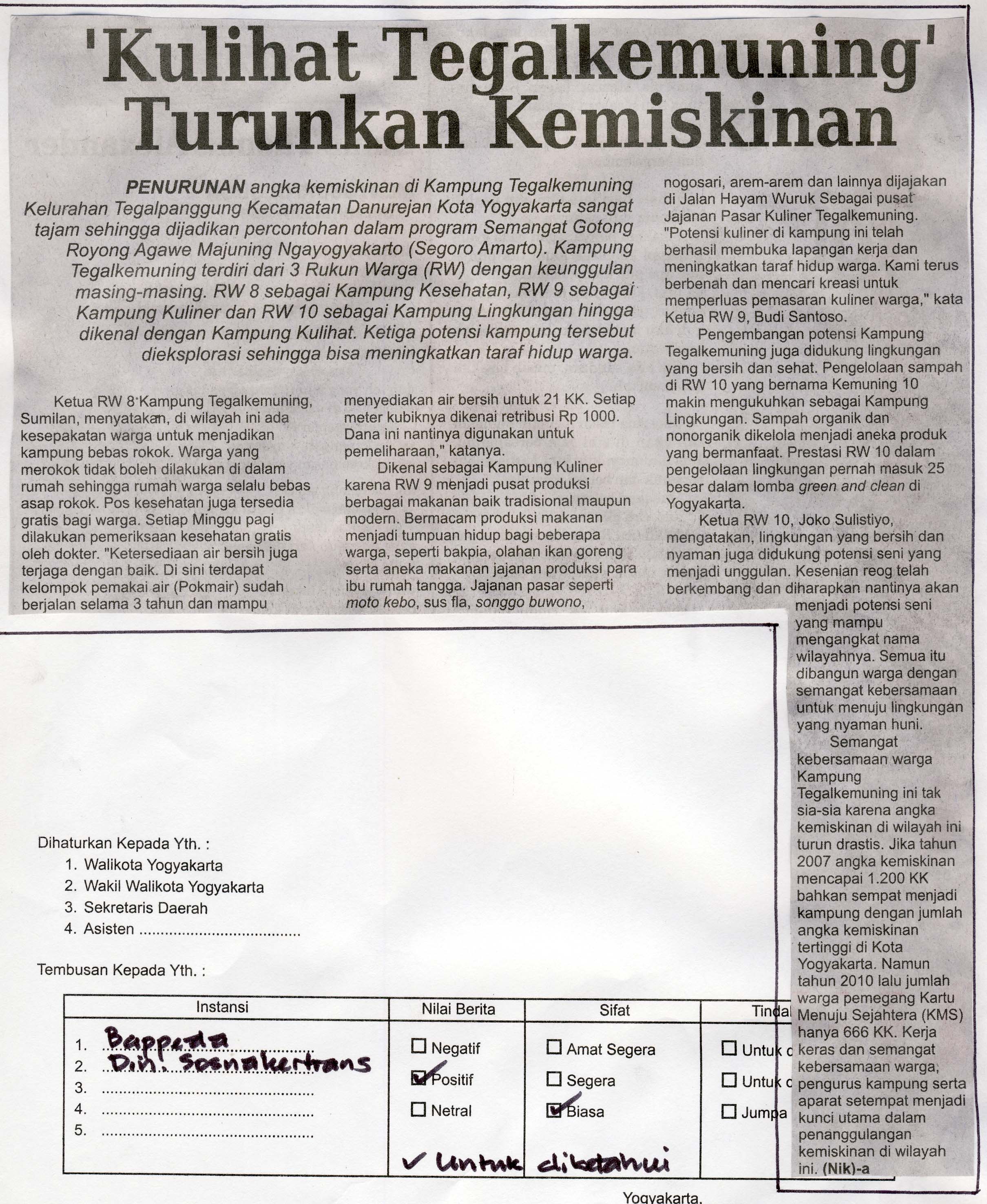 Kliping jogja terbaru
